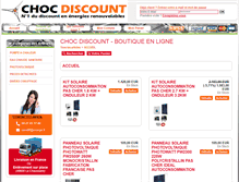 Tablet Screenshot of chocdiscount.com